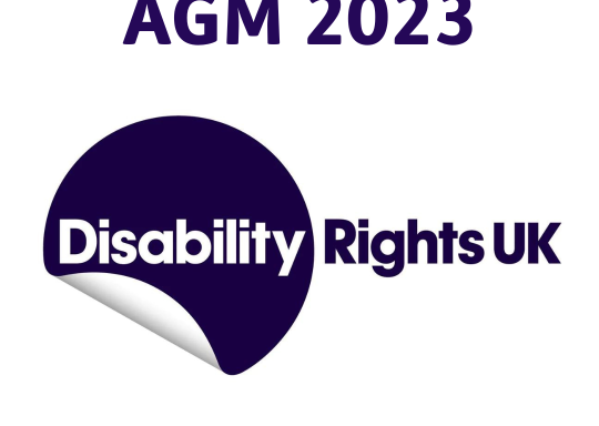 DR UK Logo with 'AGM 2023' above