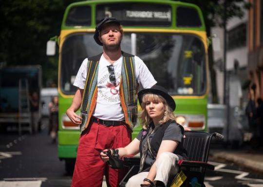 Still from When Barbara met Alan -BBC drama documenting the Disability Rights Movement