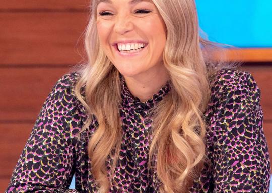 Sophie Morgan is a white lady with blonde hair. She is smiling in this close up photo