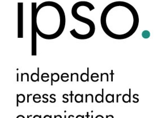 text image reads: IPSO, independent press standards organisation.