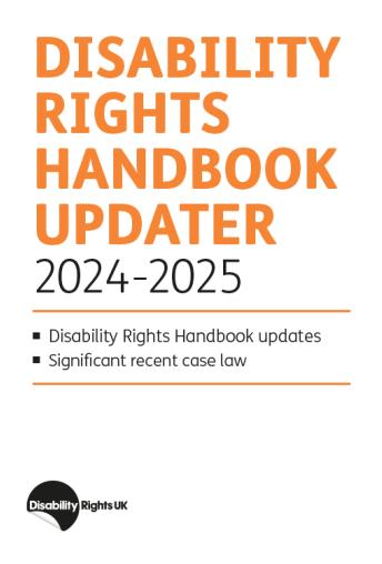 Disability Rights Handbook Updater 2024-2025