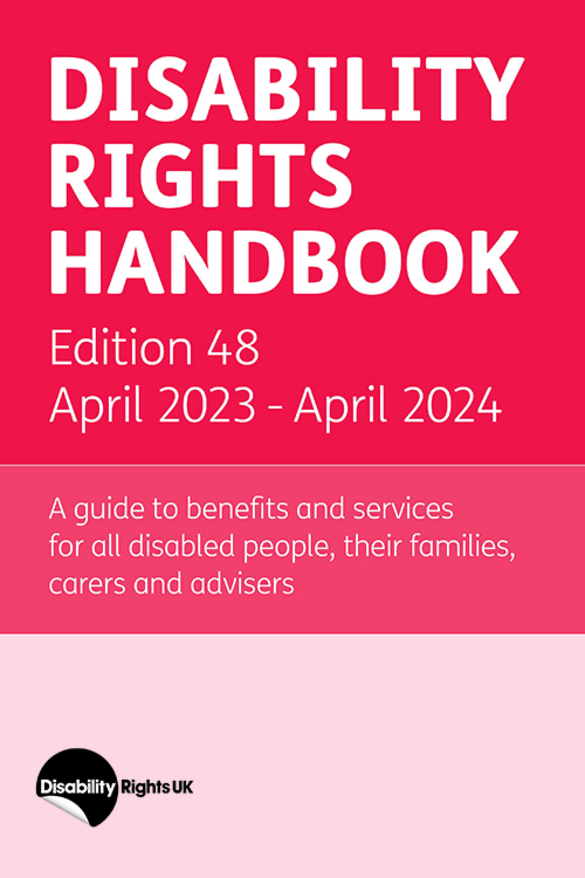 Disability Rights Handbook edition 48