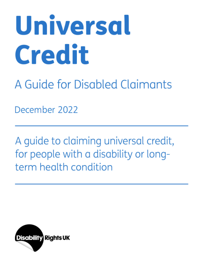 Universal Credit - A Guide for Disabled Claimants - December 2022 