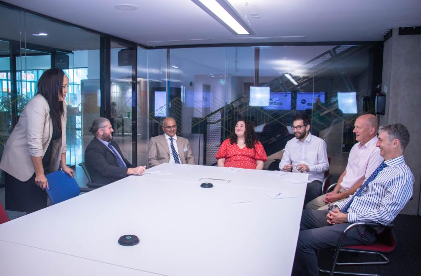 Group in a meeting